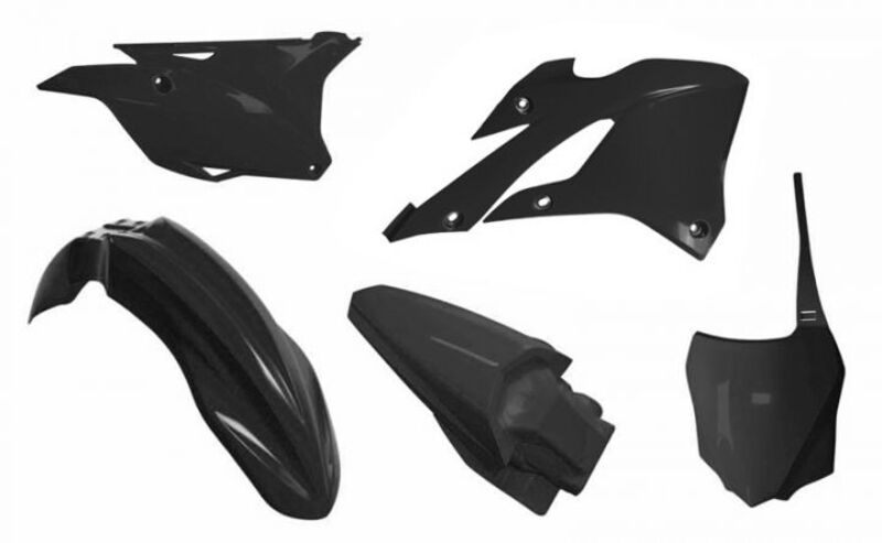 Kit de plástica RACETECH (5 pcs) - Negro