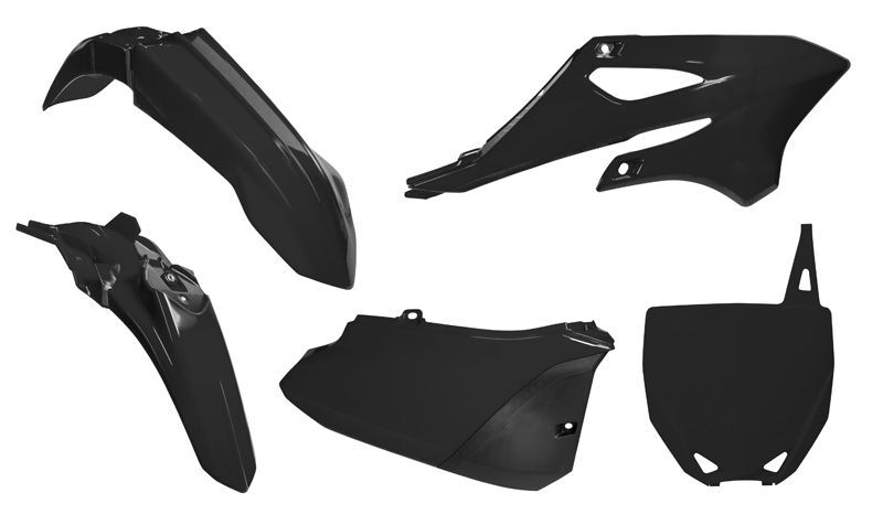 Kit de plástica RACETECH (5 pcs) - Negro