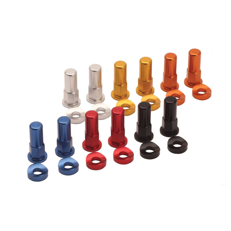 Tuercas y arandelas de bloqueo de llanta RFX Pro Series, 2 uds - verde
