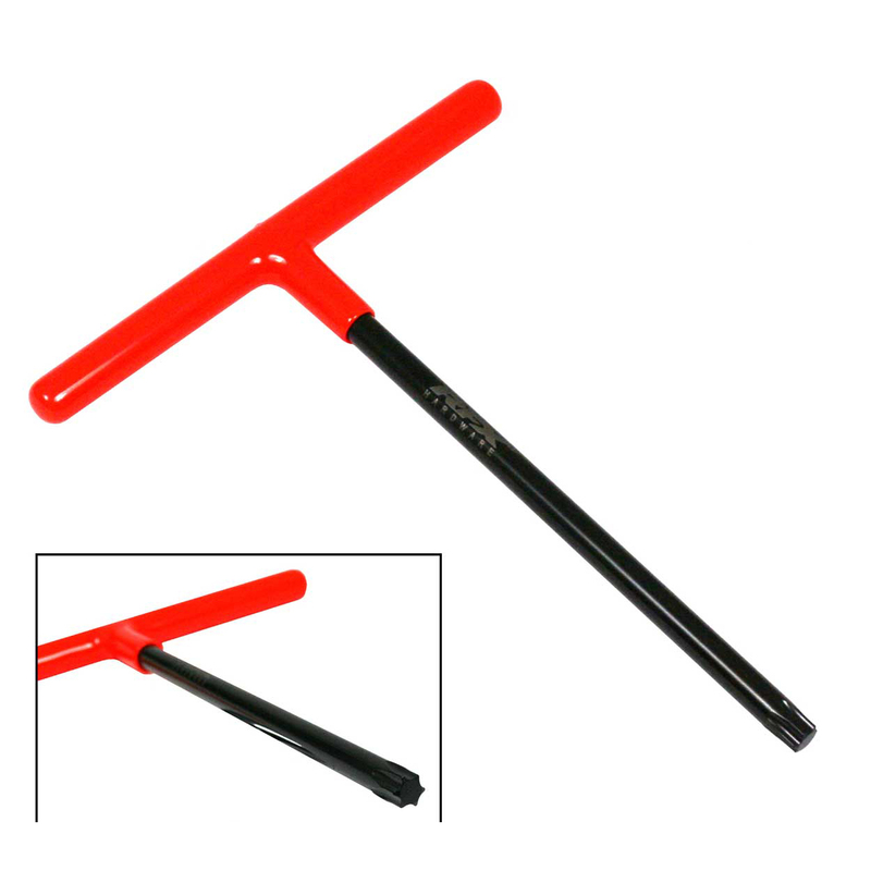 Llave de vaso en T RFX Pro Series de alcance estándar con mango de goma - negro/naranja
