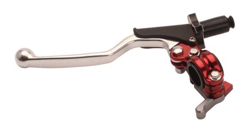 Conjunto de maneta de embrague RFX Race Series Universal 4 tiempos EZ Adjust rojo