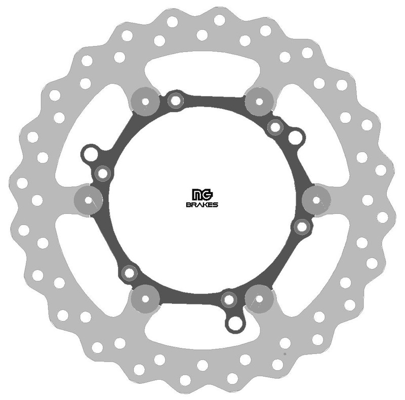 Disco de freno NG BRAKES ondulado fijo