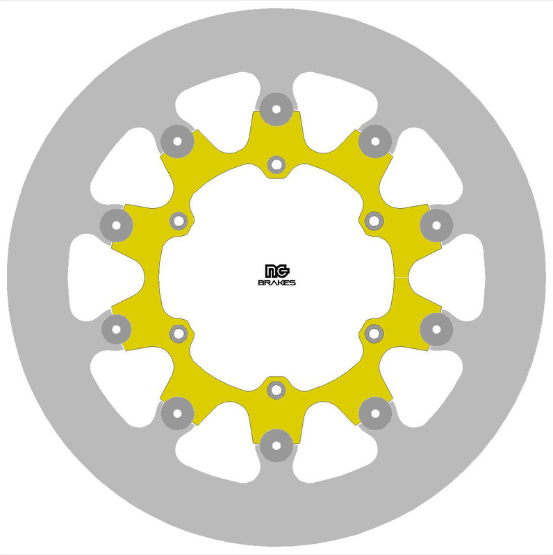 Disco de freno NG BRAKES redondo flotante