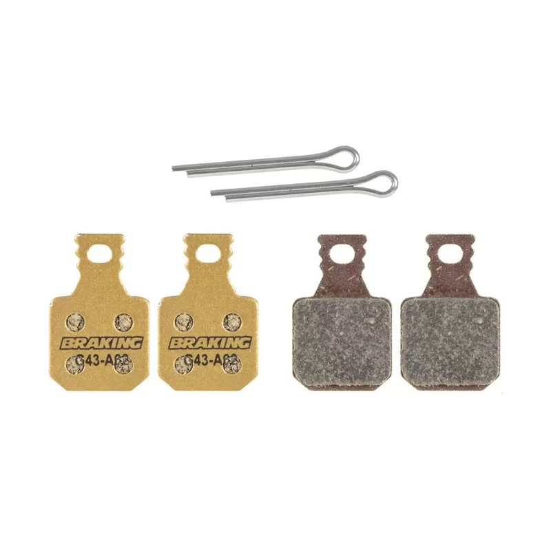 Pastillas de freno bici BRAKING Carbo-Metálicas