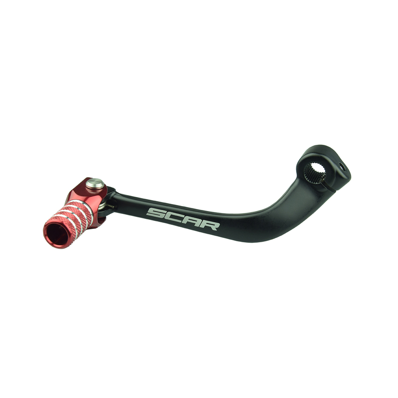 Pedal de cambio SCAR - Negro / Puntera roja