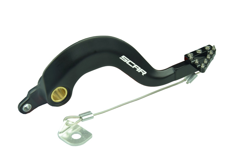 Pedal de freno trasero SCAR - Negro