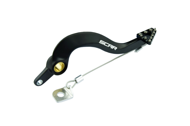 Pedal de freno trasero SCAR - Negro