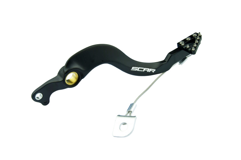 Pedal de freno trasero SCAR - Negro