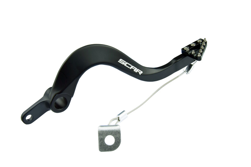 Pedal de freno trasero SCAR - Negro