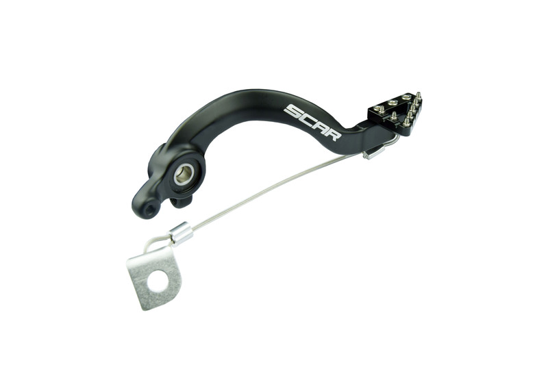 Pedal de freno trasero SCAR - Negro