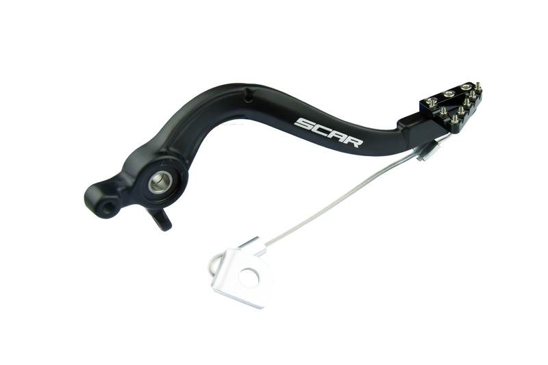 Pedal de freno trasero SCAR - Negro