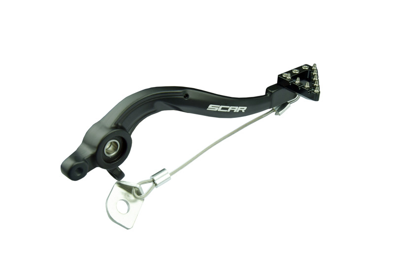 Pedal de freno trasero SCAR - Negro