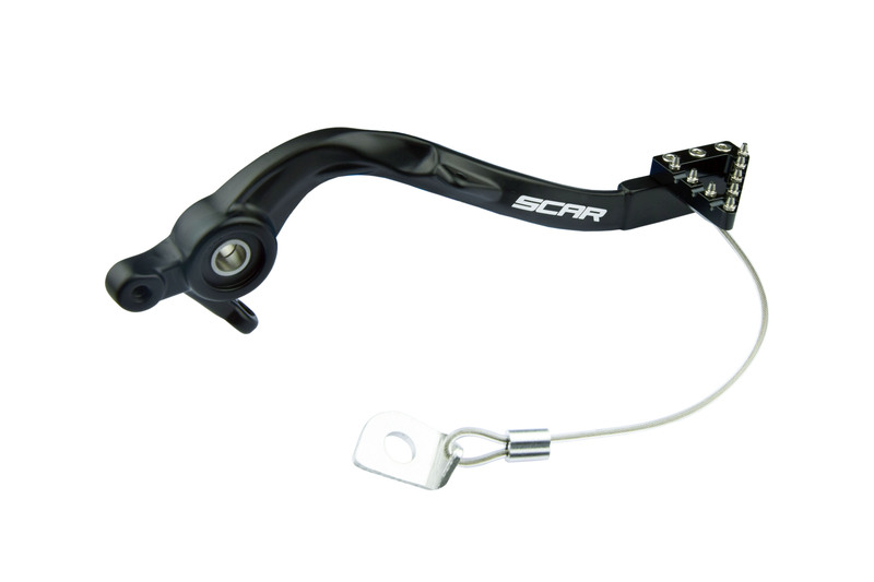 Pedal de freno trasero SCAR - Negro
