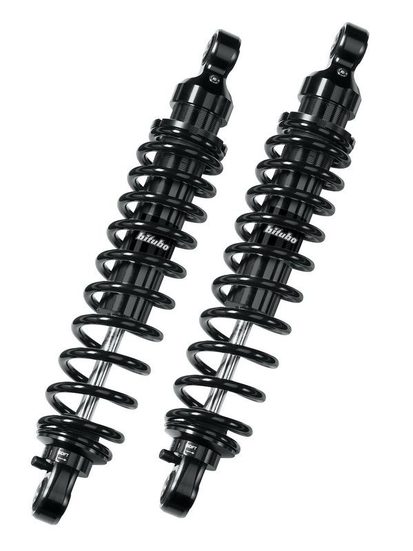 Doble amortiguador trasero BITUBO WME02V2 - Negro