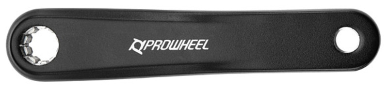 Biela derecha PROWHEEL E-Bike aluminio 175mm ISIS - Bosch / Bafang / Yamaha