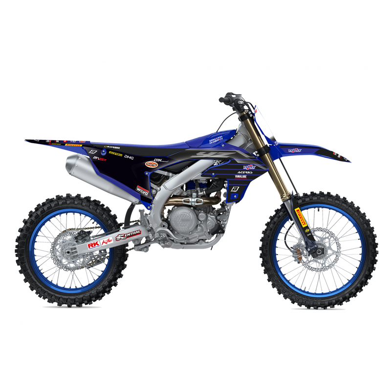 Kit adhesivos + funda de asiento BLACKBIRD Replica Yamaha Racing 22