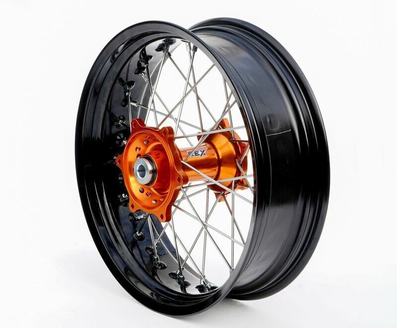 Rueda trasera completa RFX Race SM 17x5,00