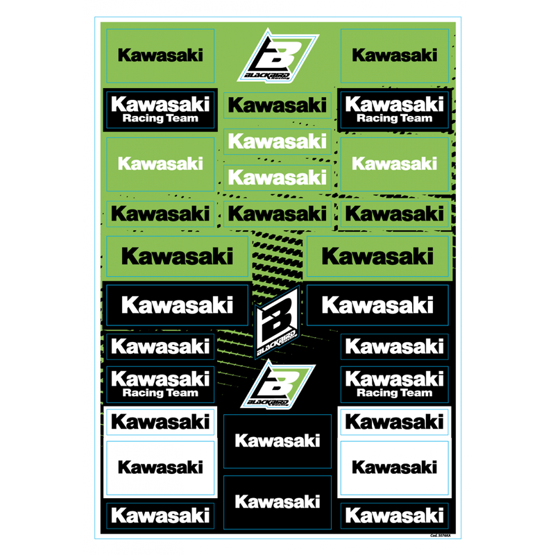 Hoja adhesiva de PVC BLACKBIRD - Kawasaki