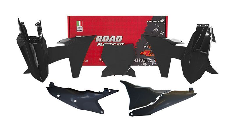 Kit de plástica RACETECH (6 pcs ) - Negro