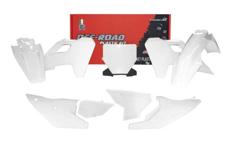 Kit de plástica RACETECH (7 pcs) - Blanco