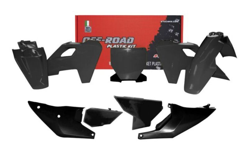 Kit de plástica RACETECH (7 pcs) - Negro