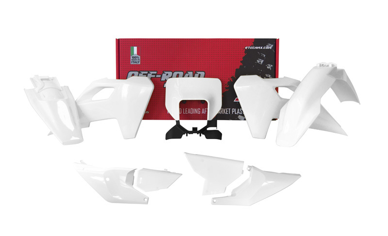 Kit de plástica RACETECH (7 pcs) - Blanco