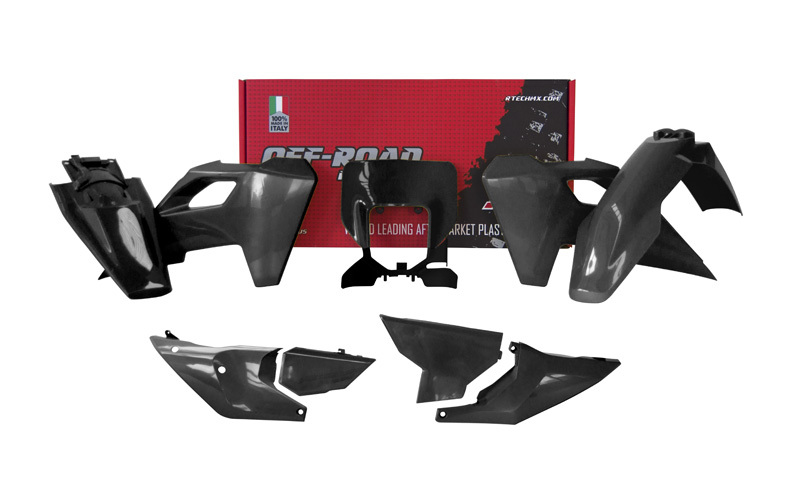 Kit de plástica RACETECH (7 pcs) - Negro