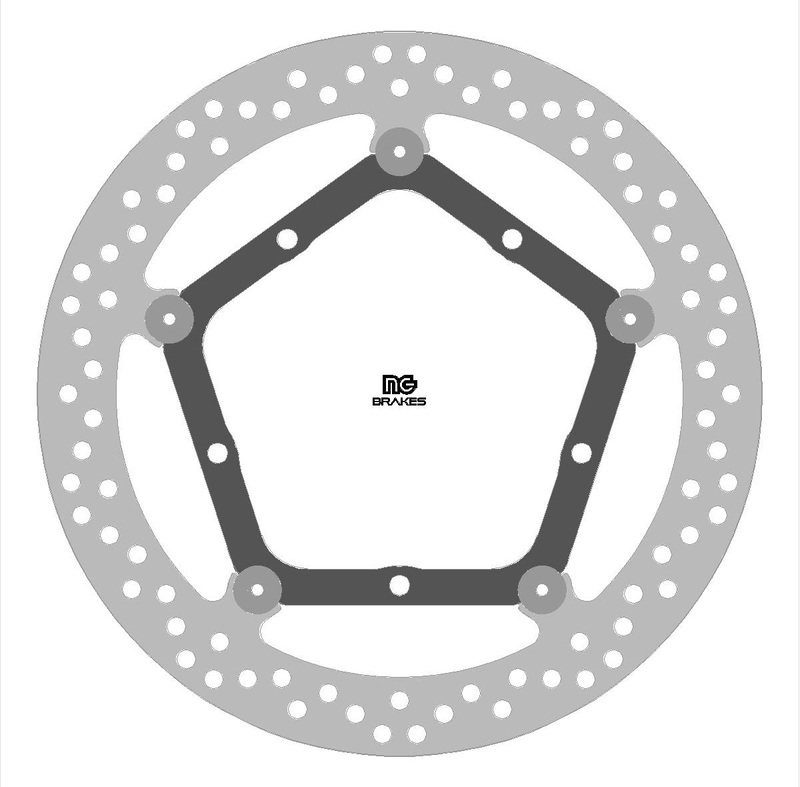 Disco de freno NG BRAKES redondo flotante