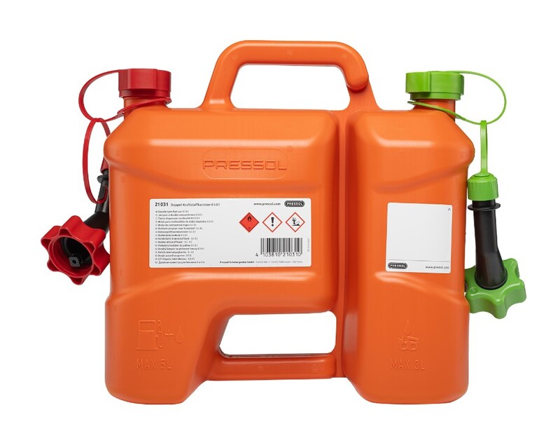 Bidón combinado para combustible PRESSOL 5L + 3L