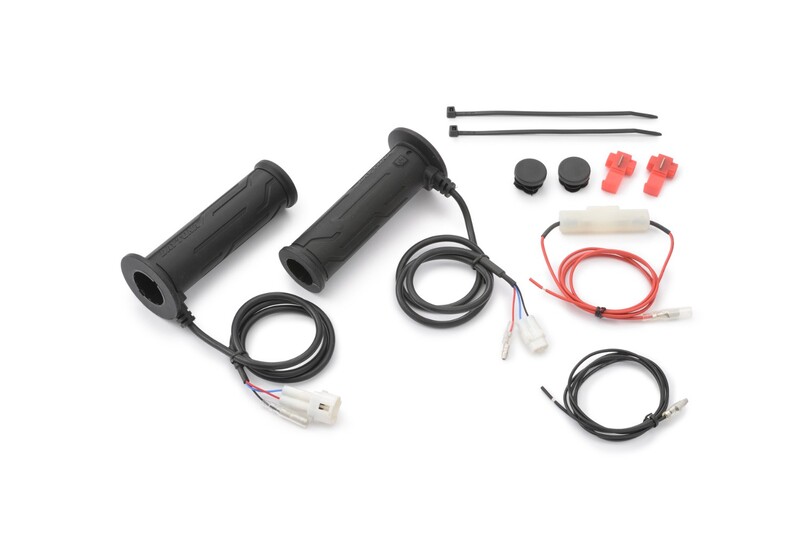 Puños calefactables DAYTONA 4 niveles - Ø22,2mm con protección de batería (desconexión automática)