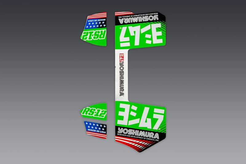 Juego de adhesivos YOSHIMURA RS-12 - Verde