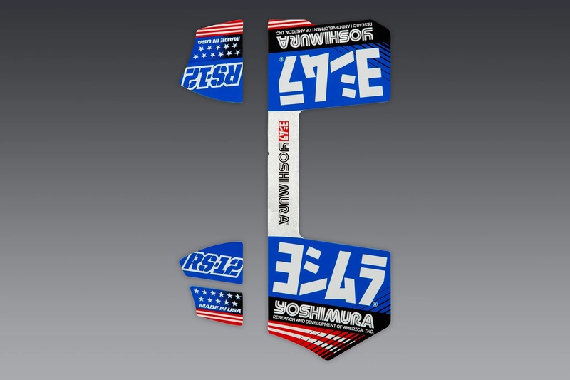 Juego de adhesivos YOSHIMURA RS-12 - Azul