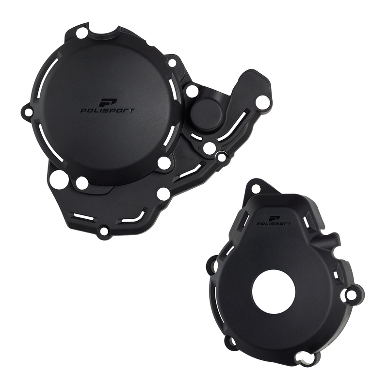 Protector tapa de embrague, encendido y bomba de agua POLISPORT Extreme - Negro