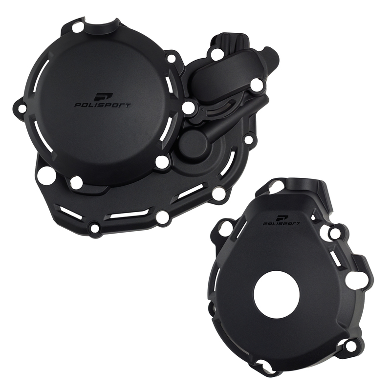 Protector tapa de embrague, encendido y bomba de agua POLISPORT Extreme - Negro