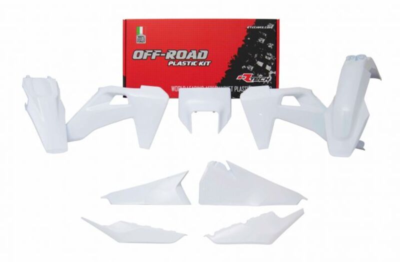 Kit de plástica RACETECH (6 pcs ) - Blanco
