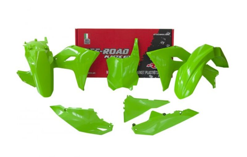 Kit de plástica RACETECH (5 pcs) - Verde