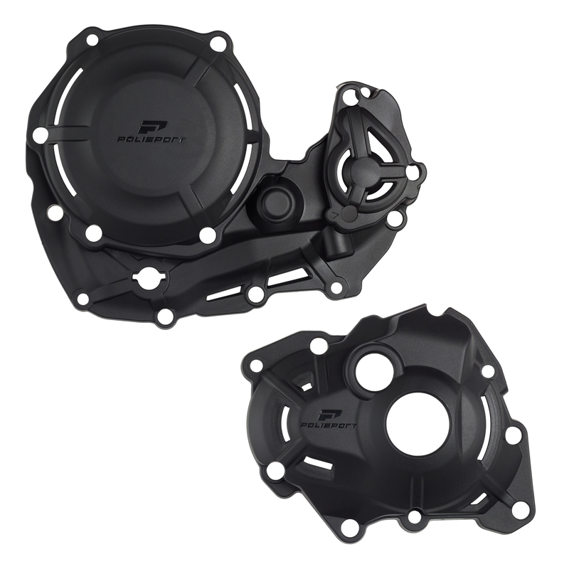 Protector tapa de embrague, encendido y bomba de agua POLISPORT Extreme - Negro