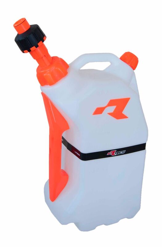 Garrafa de gasolina de llenado rápido RACETECH R15 - Naranja