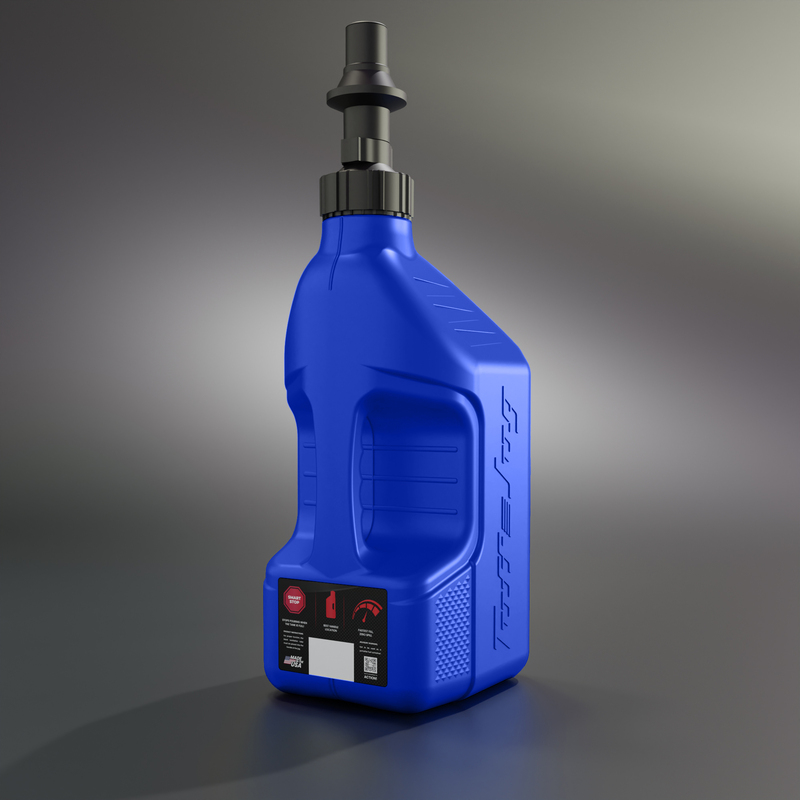 Garrafa de gasolina TUFF JUG azul con tapón Ripper G3 - 2,5G/10L