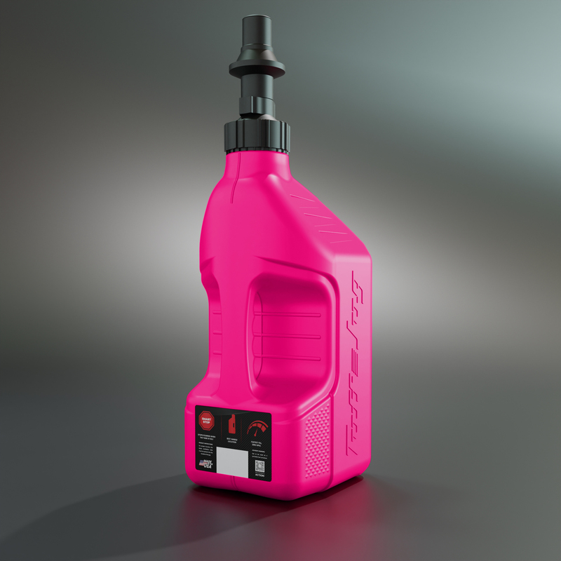 Garrafa de gasolina TUFF JUG rosa con tapón Ripper G3 - 2,5G/10L