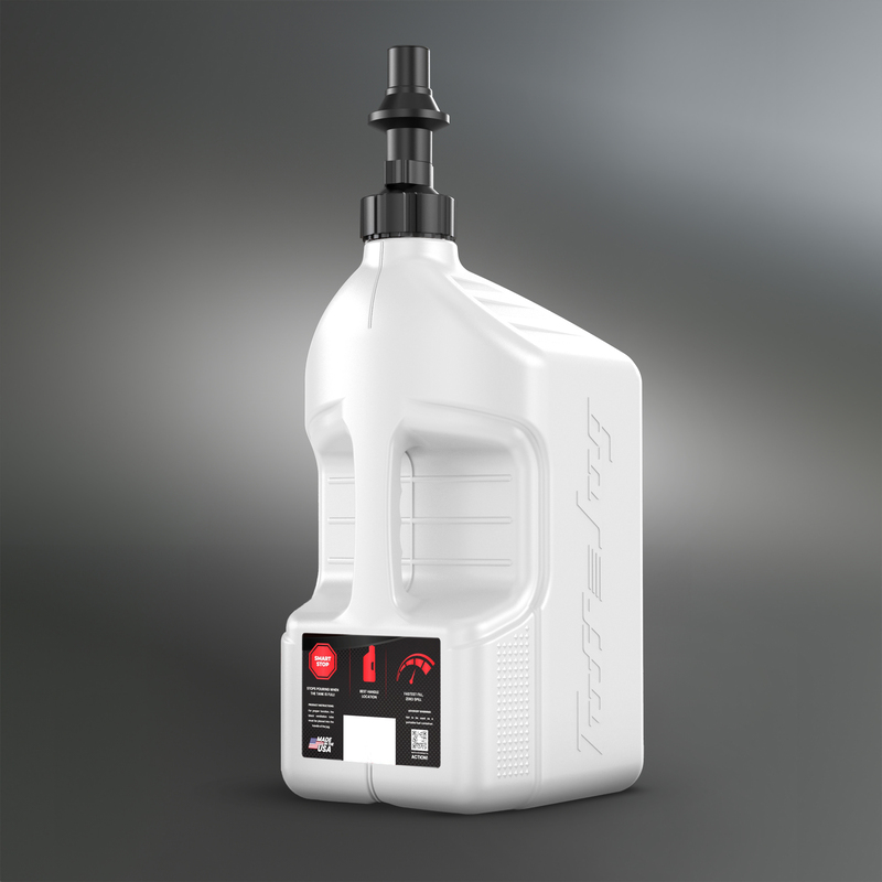 Garrafa de gasolina TUFF JUG blanco con tapón Ripper G3 - 5G/20L