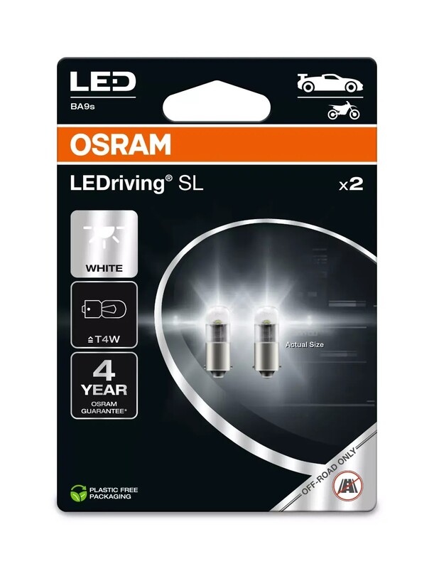 Lámpara OSRAM Retrofit LEDriving T4W Light 12V 0,8W - 2 uds