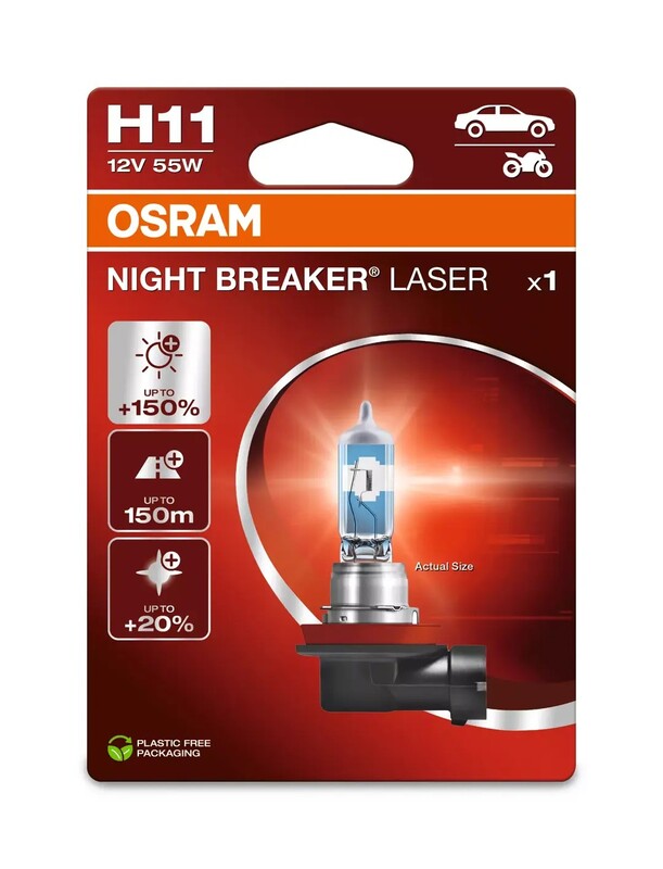 Lámpara OSRAM Night Breaker Laser H11 12V / 55W - 1 ud