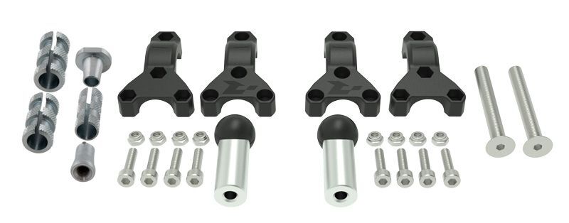Kit de montaje de paramanos RACETECH HP3 - Ø22/28,6 mm