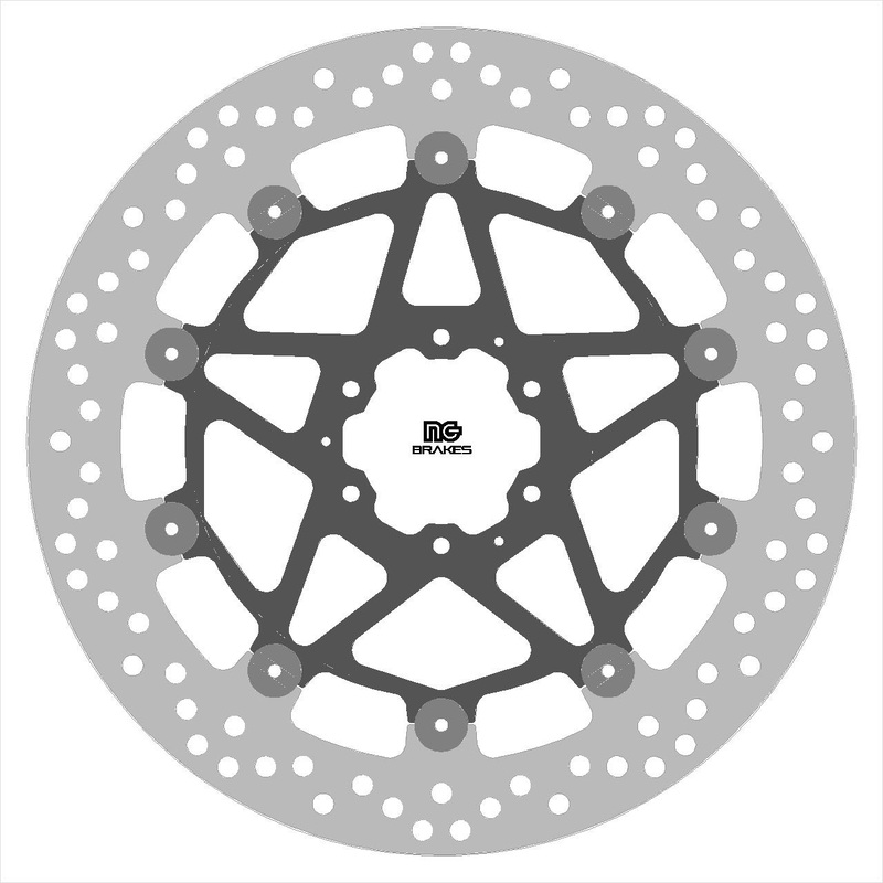Disco de freno NG BRAKES redondo flotante