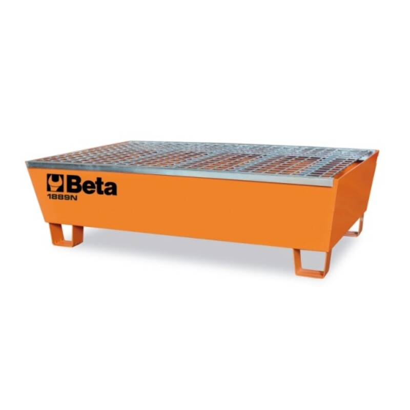 Base de acero BETA para manipulación y almacenamiento de 2 barriles de 200 L