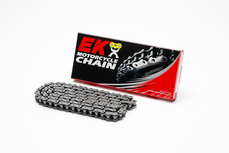 Cadena de transmisión EK CHAIN 420 SRO - Retenes O-Ring - Cierre tipo clip