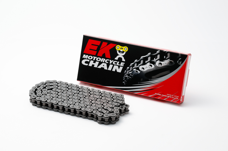 Cadena de transmisión EK CHAIN 428 ZVX - Retenes QX-Ring - Cierre tipo clip