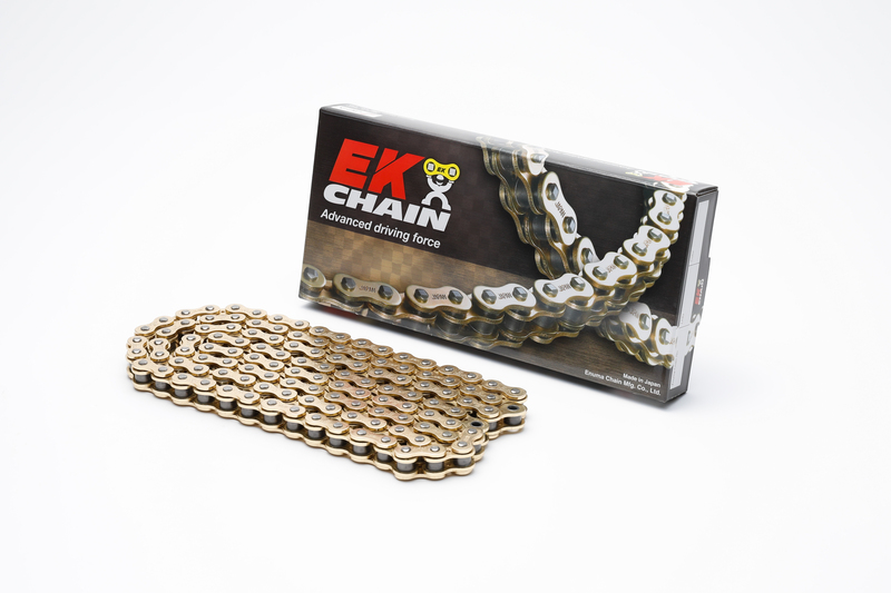 Cadena de transmisión EK CHAIN 520 M3 - Sin retenes - Cierre tipo clip