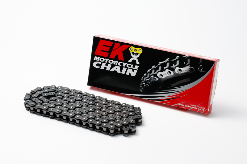 Cadena de transmisión EK CHAIN 420 SR - Sin retenes - Cierre tipo clip